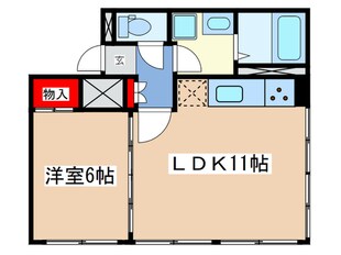 ルミナス北山の物件間取画像